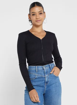 V-Neck Knitted Cardigan