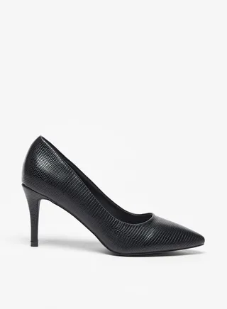 Women Solid Slip On Pumps with Stiletto Heels