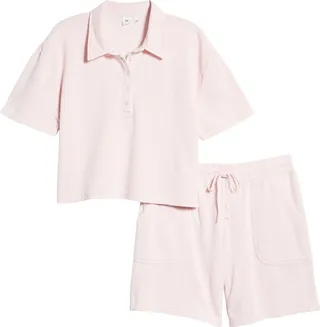 Burnout Fleece Short Pajamas