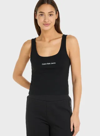 Knitted Logo Tank