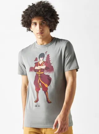 Zuko Print Crew Neck T-Shirt