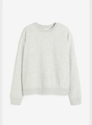 Crew Neck Knitted Sweatshirt