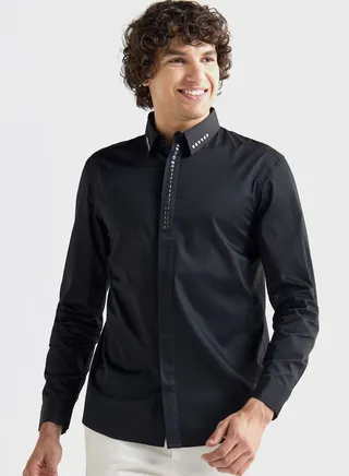 Studded Regular Fit Shirt