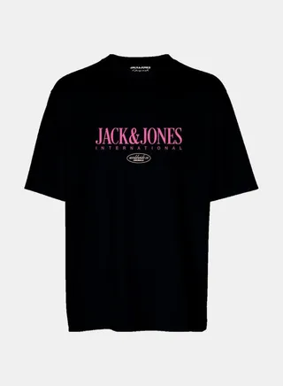 Logo Print Crew Neck Regular Fit T-shirt