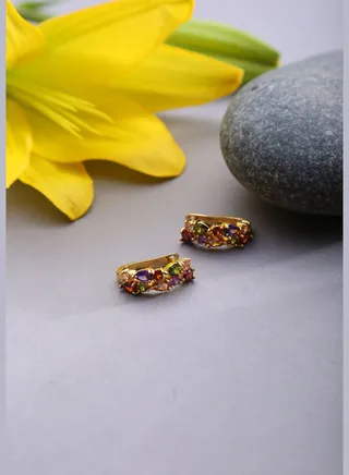 Gold Plated Designer Studs