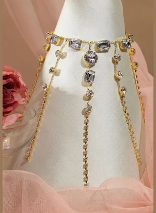 Gold Plated Designer Party Necklace For Women