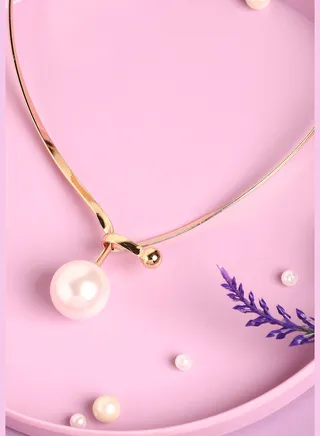 Gold Plated Designer Party Necklace For Women