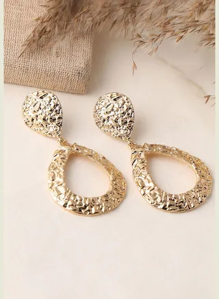 Gold Plated Party Designer Drop Earring For Women