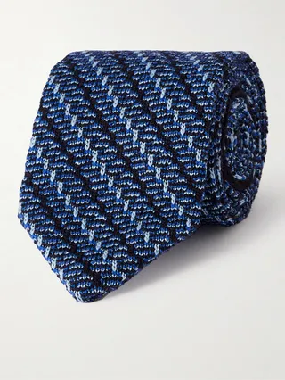 6cm Knitted Silk Tie