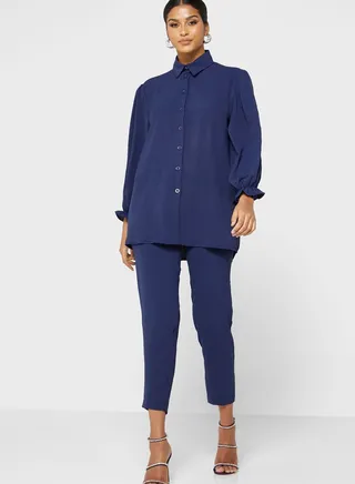Puff Sleeve Tunic & Pant Set
