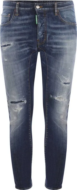 Dsquared2 Distressed Cropped Fit Jeans