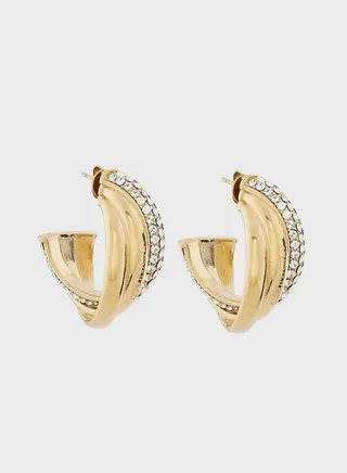 Metal Cuff Earring Set