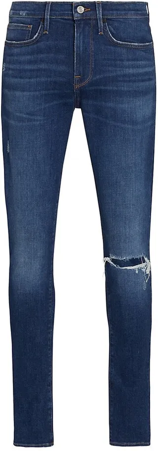 D-Jagger True Distressed Skinny Jeans