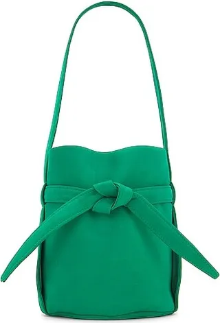 The Row Mini Leo Bag in Green