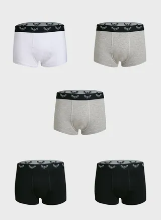Brave_Soul Mens 5 Pack Boxer With Antarisa