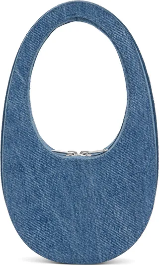 Coperni Blue Mini Swipe Denim Bag
