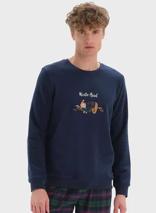 Embroidered Crew Neck T-Shirt