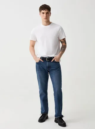 Regular-fit jeans with five pockets