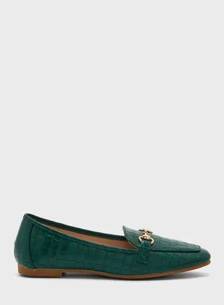 Shimmery Horsebit Loafer
