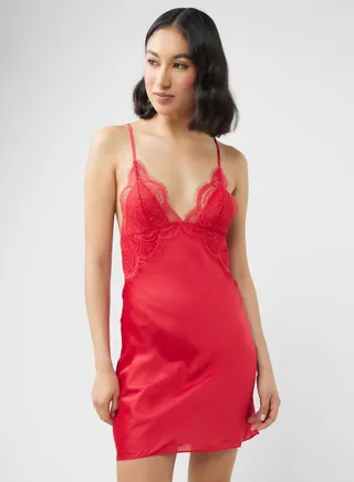 Lace Detail Nightie Top
