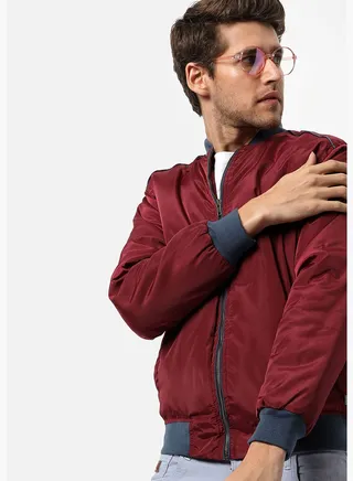 Side Pocket Bomber Jacket