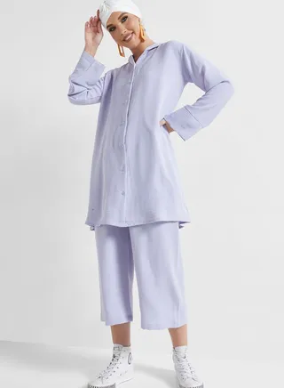 Longline Shirt & Pant Set