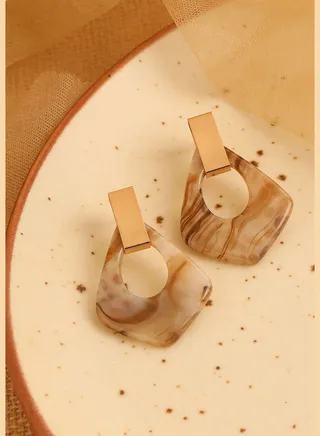 Gold Plated Party Designer Drop Earring For Women