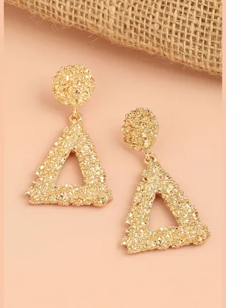 Gold Plated Party Designer Drop Earring For Women