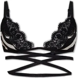 Dolce & Gabbana Zebra Motif Wrap-Around Bra
