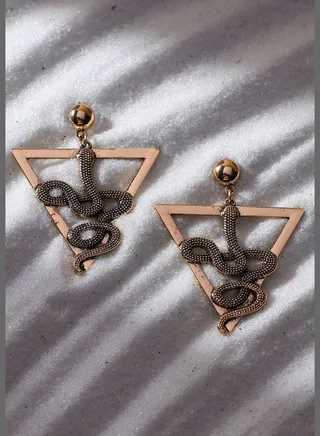 Gold Plated Designer Party Wear Drop Earring For Women