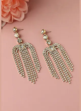 Gold Plated Designer Western Wear Drop Earring For Women