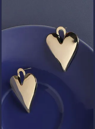 Gold Plated Designer Party Wear Stud For Women