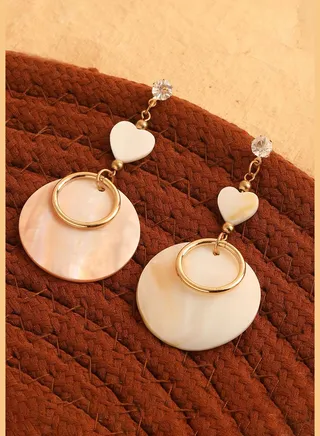 Gold Plated Party Pearls Drop Earring For Women