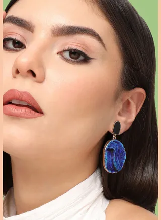 Gold Plated Party Designer Drop Earring For Women