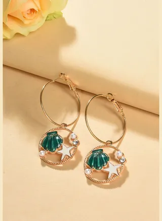 Gold Plated Designer Stud