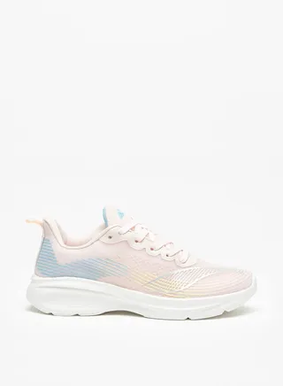 Women's Textured Lace-Up Sports Shoes