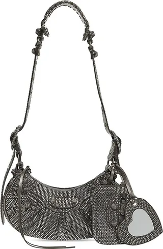 Le Cagole XS Shoulder Bag With Rhinestones