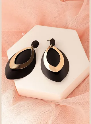 Gold Plated Designer Party Drop Earring For Women