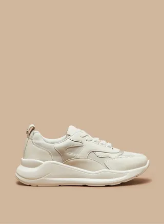 Women's Colourblock Lace-Up Sports Shoes