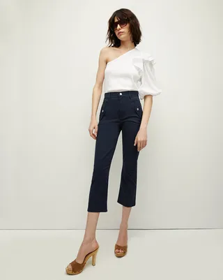Carly Kick-Flare Jean | Slant Pockets