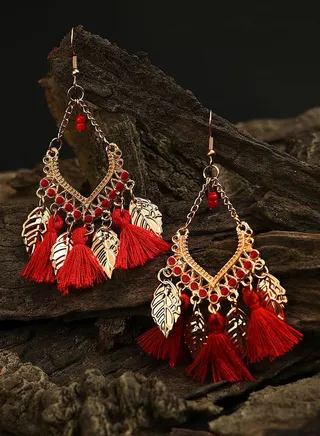 Gold Plated Drop Earring