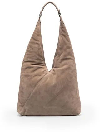 Logo-Embossed Leather Tote Bag