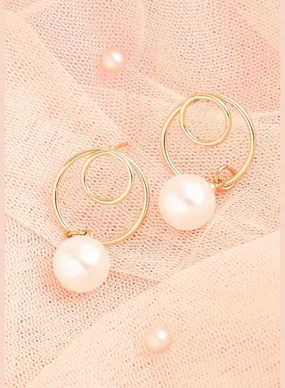 Gold Plated Party Designer Drop Earring For Women