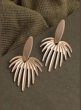 Gold Plated Party Designer Drop Earring For Women