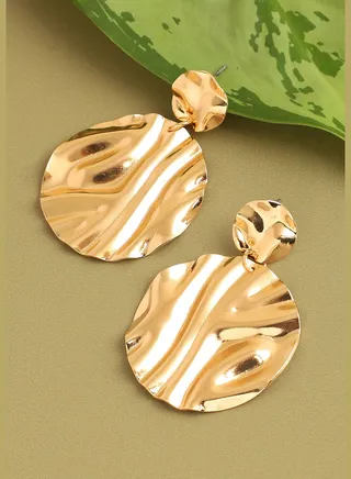 Gold Plated Party Designer Drop Earring For Women