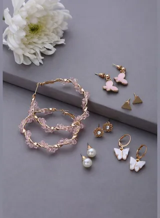 Pack of 6 Designer Earrings