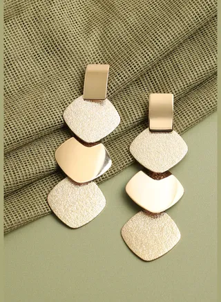 Gold Plated Party Designer Drop Earring For Women