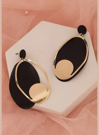 Gold Plated Designer Party Drop Earring For Women