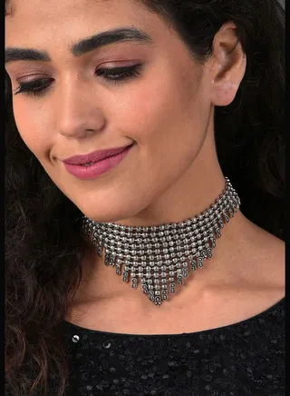 Silver Plated Designer Necklace