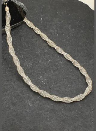 Gold Plated Beaded Necklace